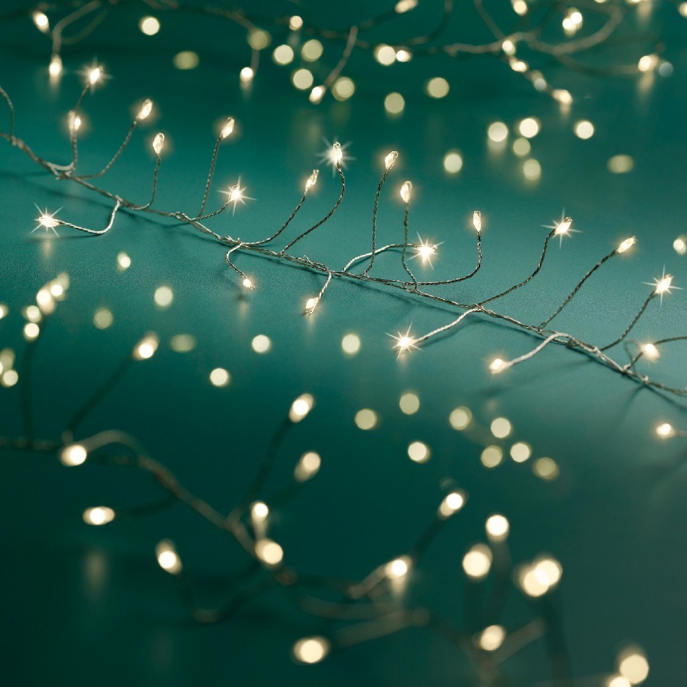 LUCI 160 MICROLED L.200 CM. 8 FUNZIONI ESTERNO